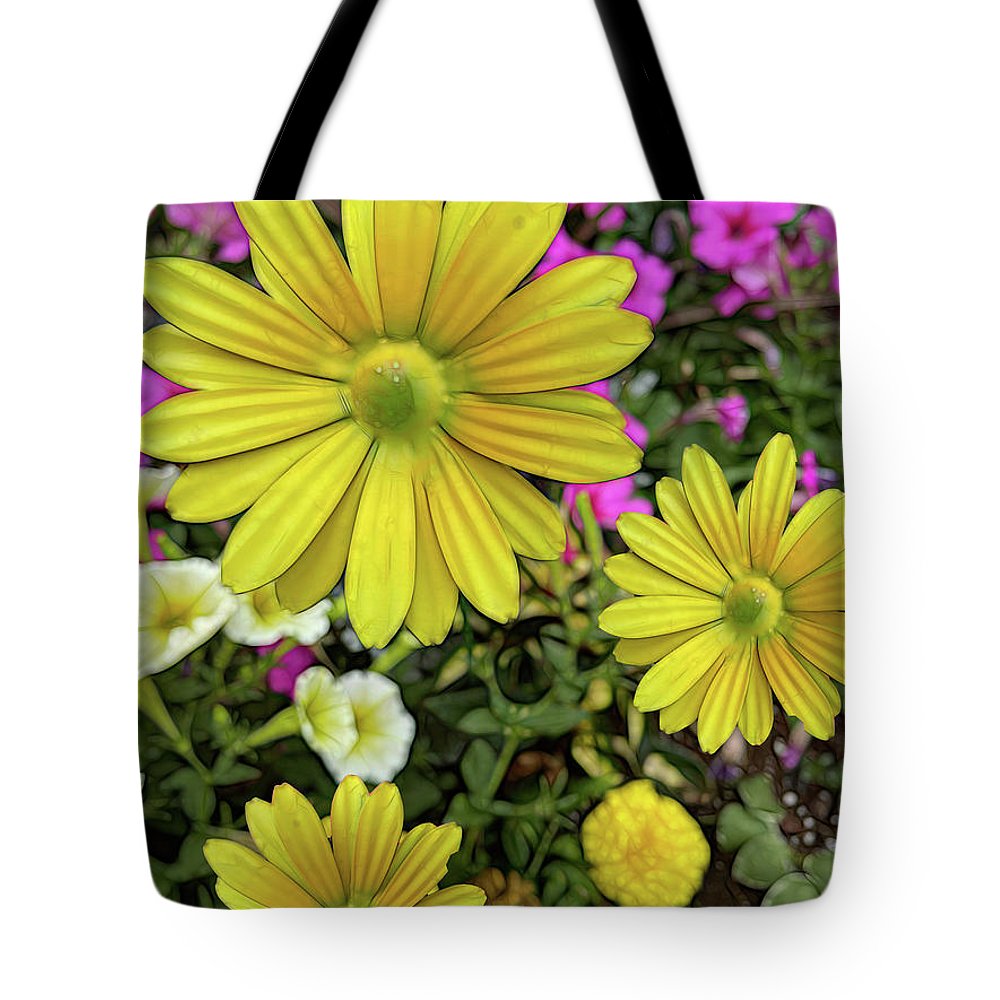 Yellow Daisy Garden - Tote Bag