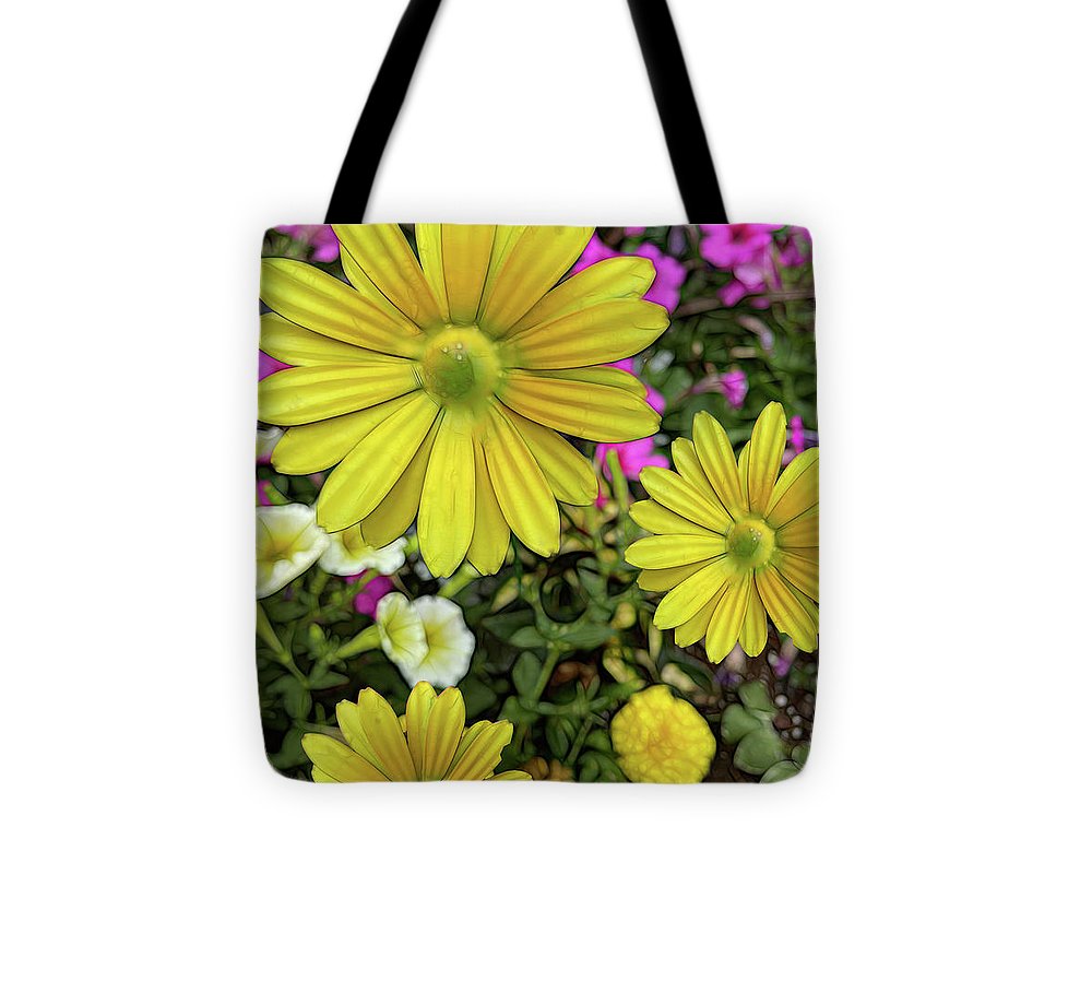 Yellow Daisy Garden - Tote Bag