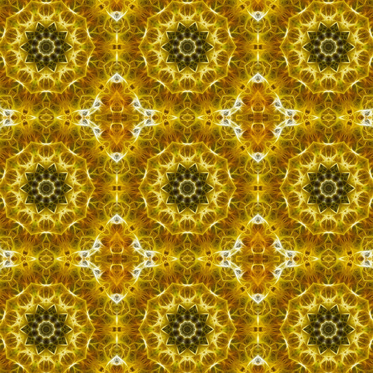 Yellow Gold Kaleidoscope digital Image Download
